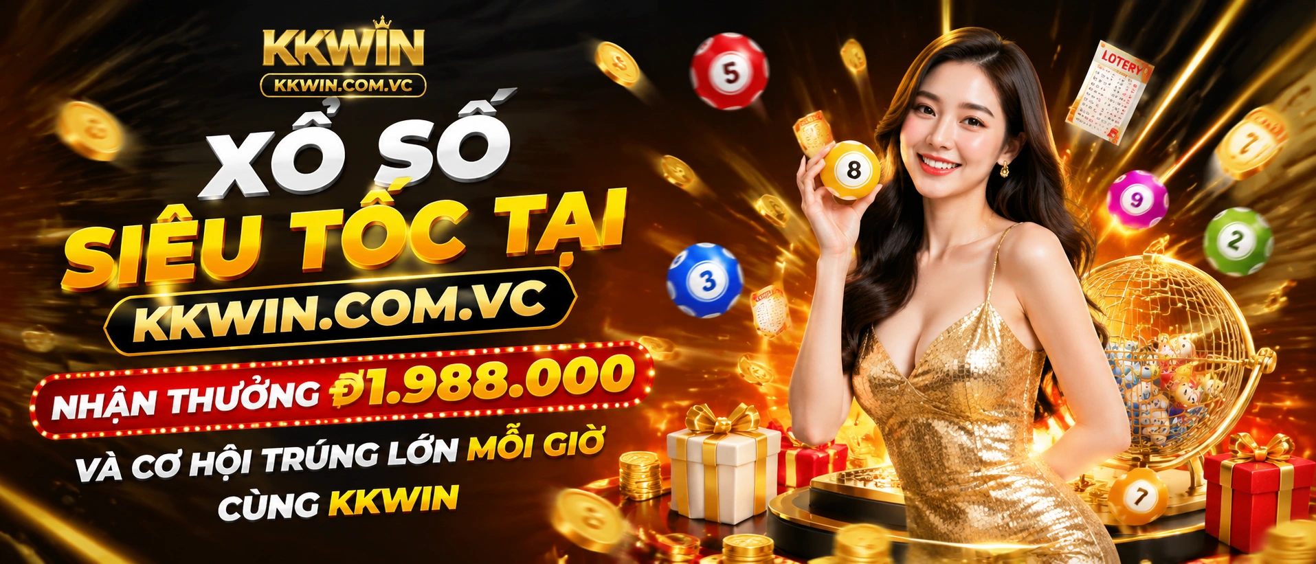 Trang Xổ Số KKWIN với bảng tra cứu kết quả và dữ liệu theo ngày